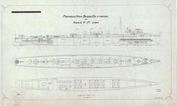 Proposed high speed destroyer by Yarrow & Co Ltd London [Rit