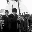 Jordfästning av de omkomna vid Ställdalsolyckan.
23 januari 1956.