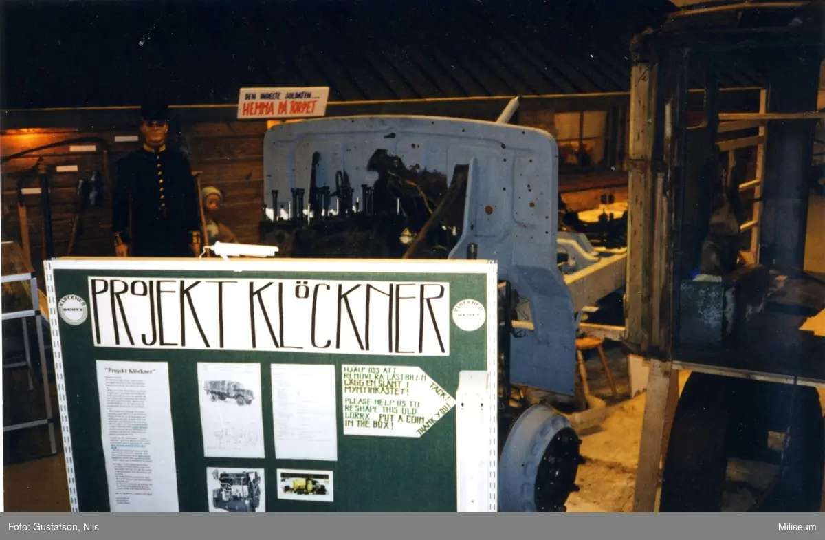 Terrängbil m/1942 M, Klöckner. Försvarsmuséet.