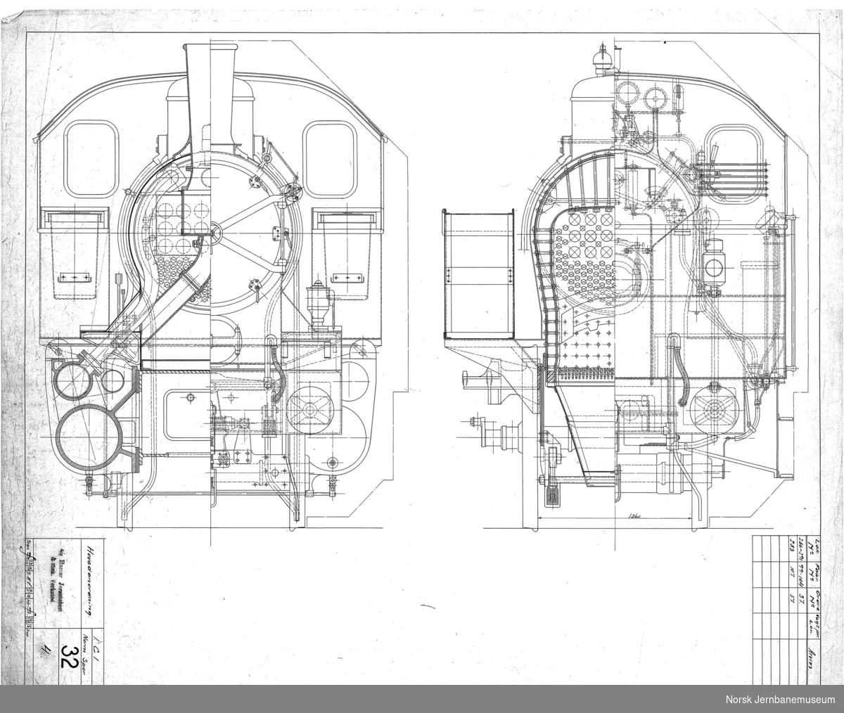 NSB damplokomotiv type 32a