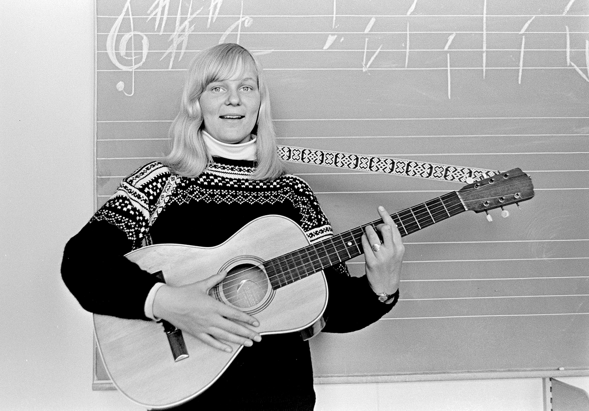 Ener ungdomsskole, Vang H. Musikkgruppa 1966/67, elevportrett, Tove Rennemo