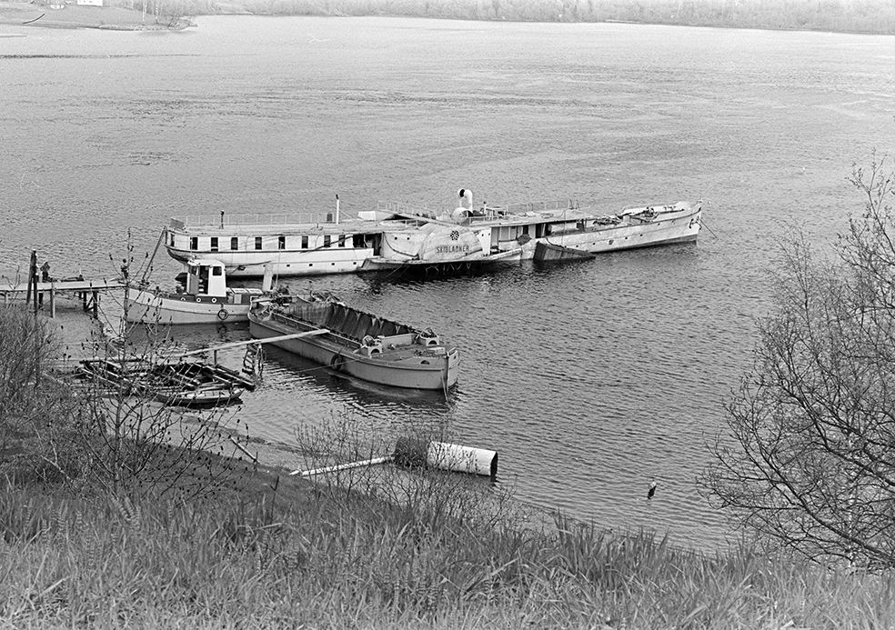Minnesund, Skibladner hevet etter at den sank under vinteropplag i Minnevika 7.februar 1967.
