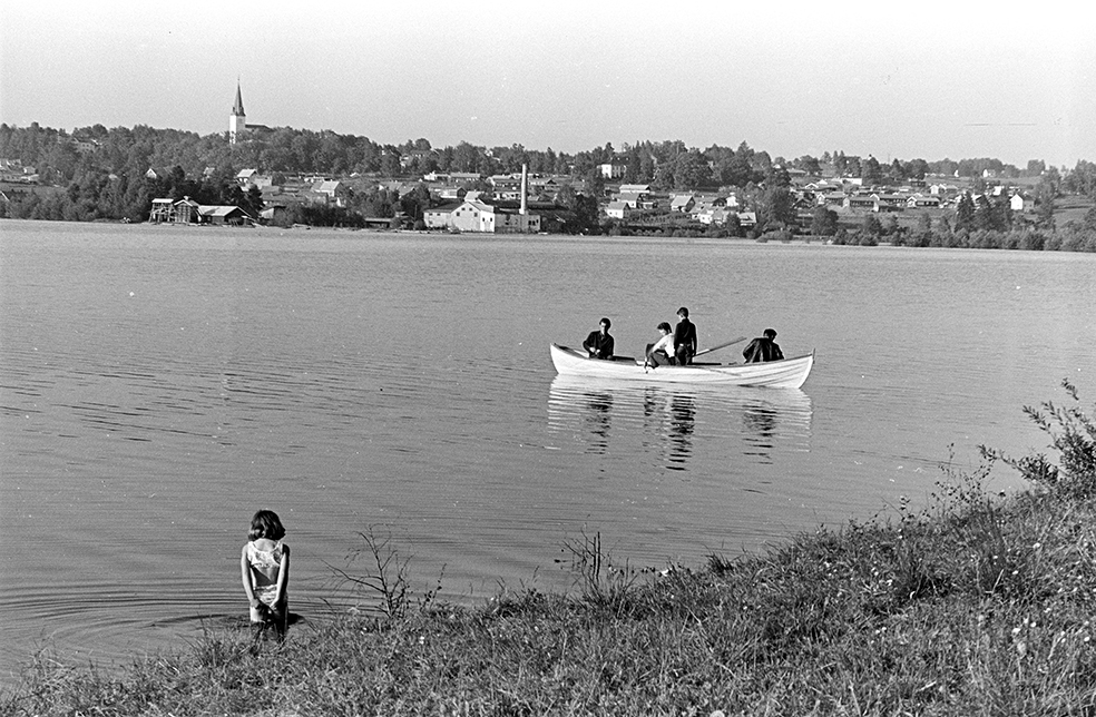 Åkersvika,Mjøsa, robåt,