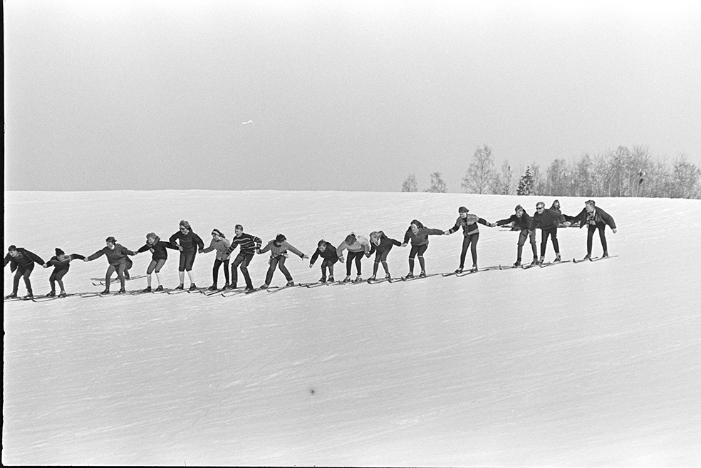 Ener Ungdomsskole, Vang H. Klassetur, skitur, Sælidjordet.