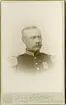 Porträtt av Ernst Frisell, major vid Upplands regemente.