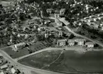 Flygfoto över Gamleby.