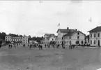 Infanterivolontärskolan Karlsborg, senare rekrytskolan för infanteriets off- och res.off. Aspiranter 1878 - 1927. Volontärskolan omkr 1900.