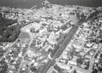 Flygfoto över Västervik 1969.