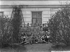 Gruppbild, Kungl Göta ingenjörbataljons officerare år 1895.