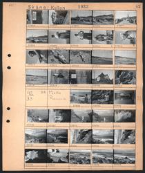 Motiv: Skåne, Kullen, Storm vid Kullens fyr;
Skylt "Madkurve