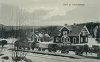 Johannisbergs järnvägsstation. Vykort.