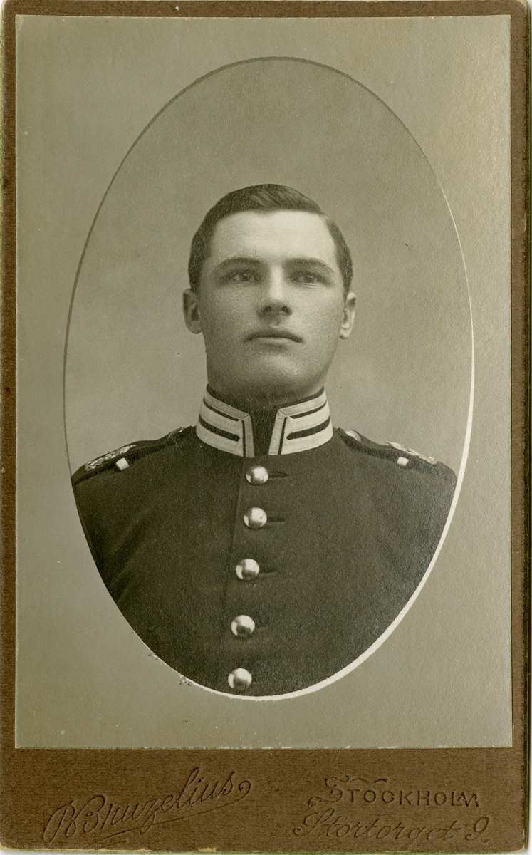 Porträtt av okänd soldat.