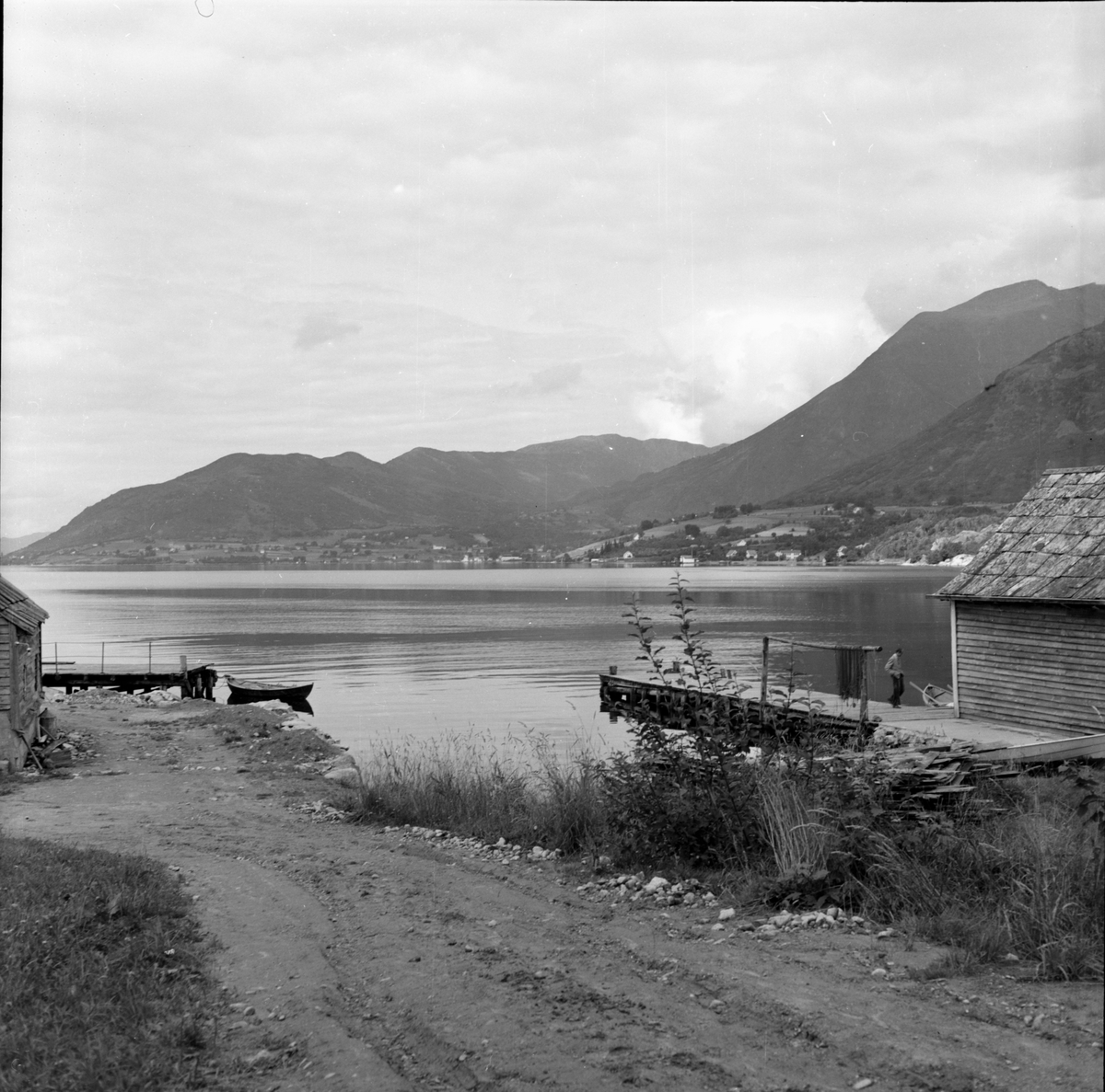 Utsikt mot Rosendal frå Dimmelsvik