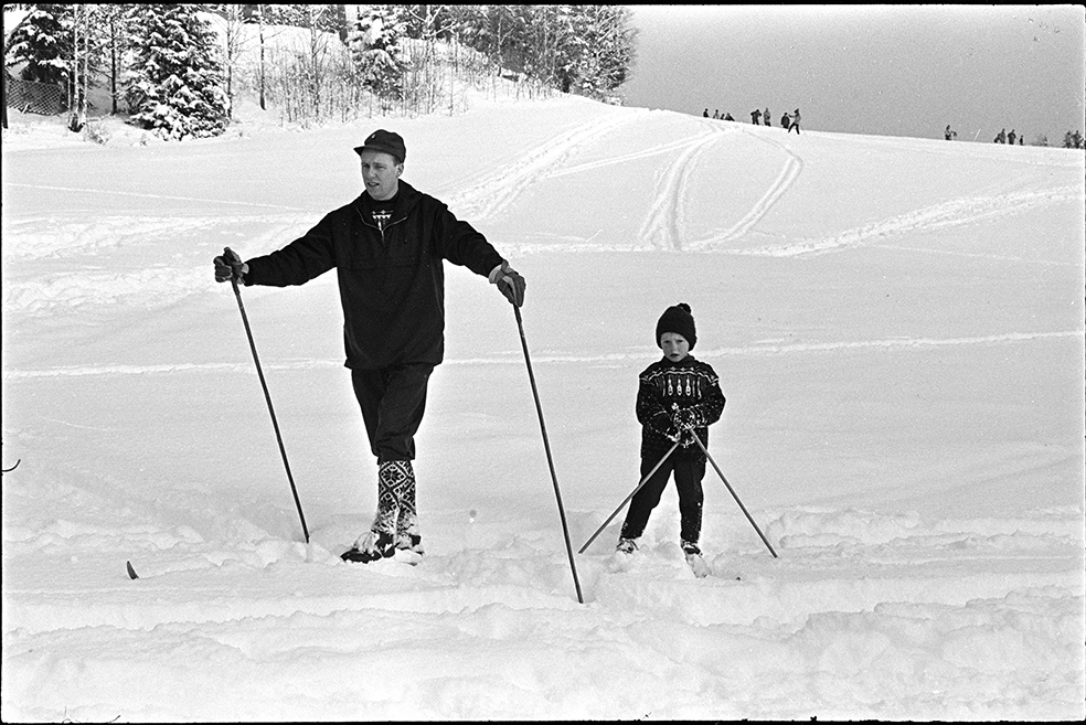 Alujordet, langrenn, tilskuere, ukjente, skisport.