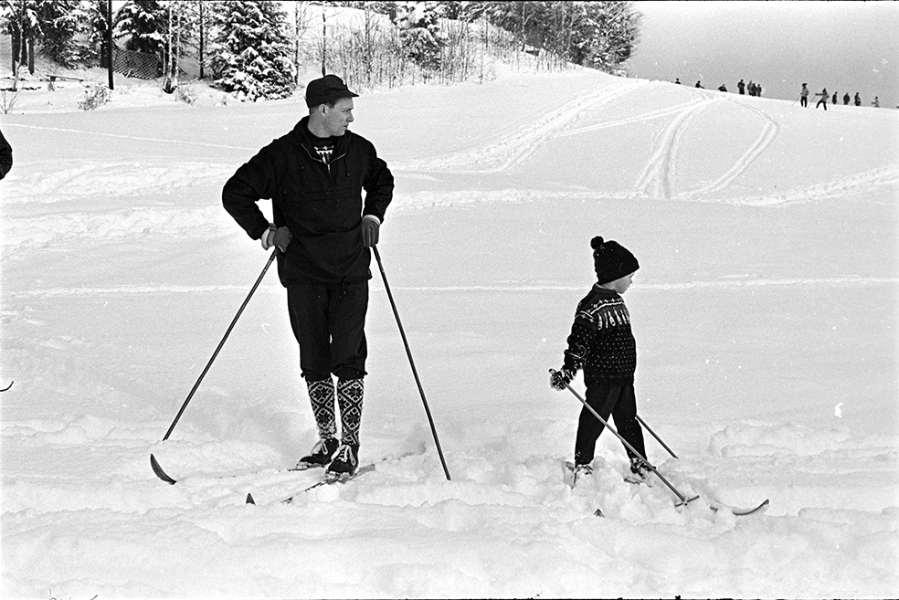 Alujordet, langrenn, tilskuere, ukjente, skisport.