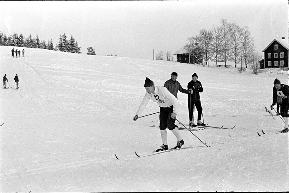 Alu, Alhaug østre, Alujordet, skiløpere, langrenn,