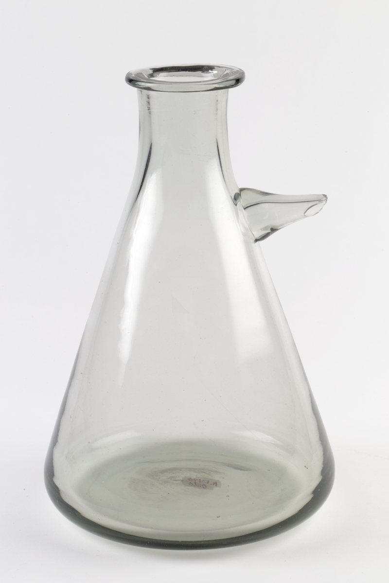 Sugekolbe med siderør som kan koples til vakumpumpe.