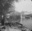 Bygget av tunnelbanan i Paris 1899-1911. 