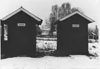 Bäckebro koloniområde. 1976
Toaletter.