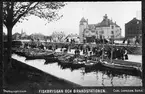 Photographicum. Fiskbryggan och Brandstationen. Carl Larsson, Gefle.