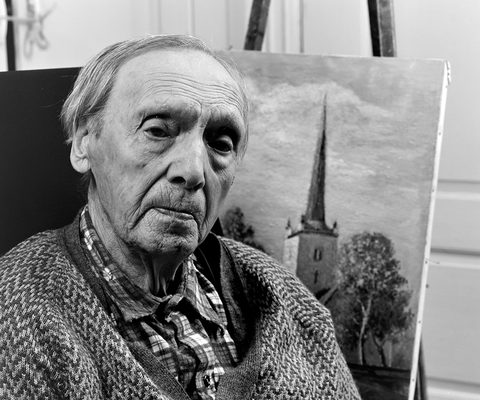 Ringsaker, Kjosdalen, Hamborg i Ulvegutua, kunstmaler Even Framdal , 