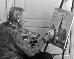 Ringsaker, Kjosdalen, Hamborg i Ulvegutua, kunstmaler Even F