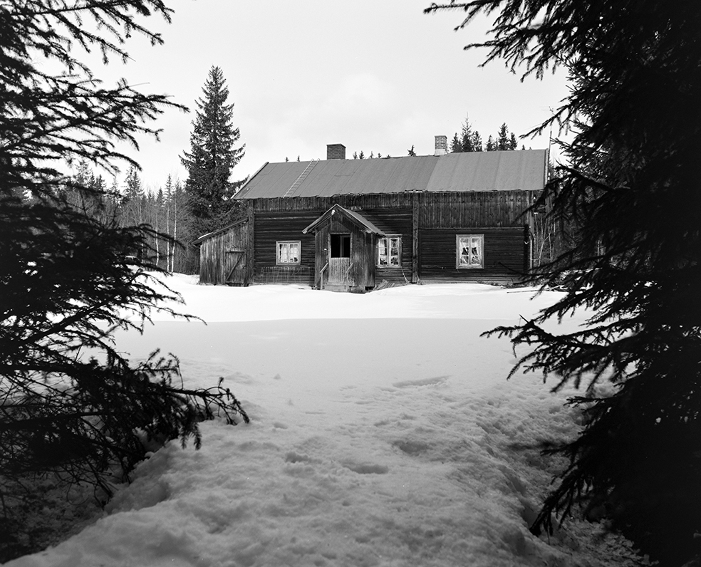 Ringsaker, Kjosdalen, Øvre Hamborg i Ulvegutua, kunstmaler Even Framdal sitt hjem,  