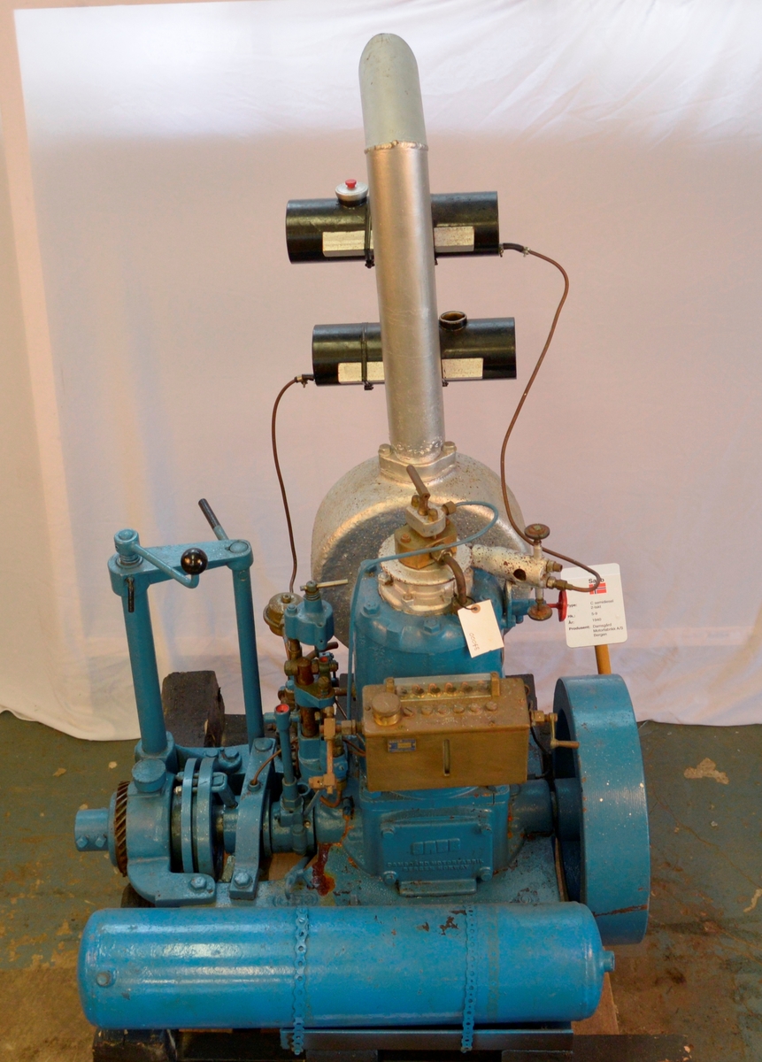 Sabb type C.  Ensylindret semidiesel 5-9hk.