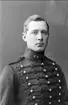 Officer artilleriet, C A Björkgren född 10 juli 1883, officer 1903.