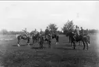 Karlsborg, ryttartävlingar på Heden omkr 1910.