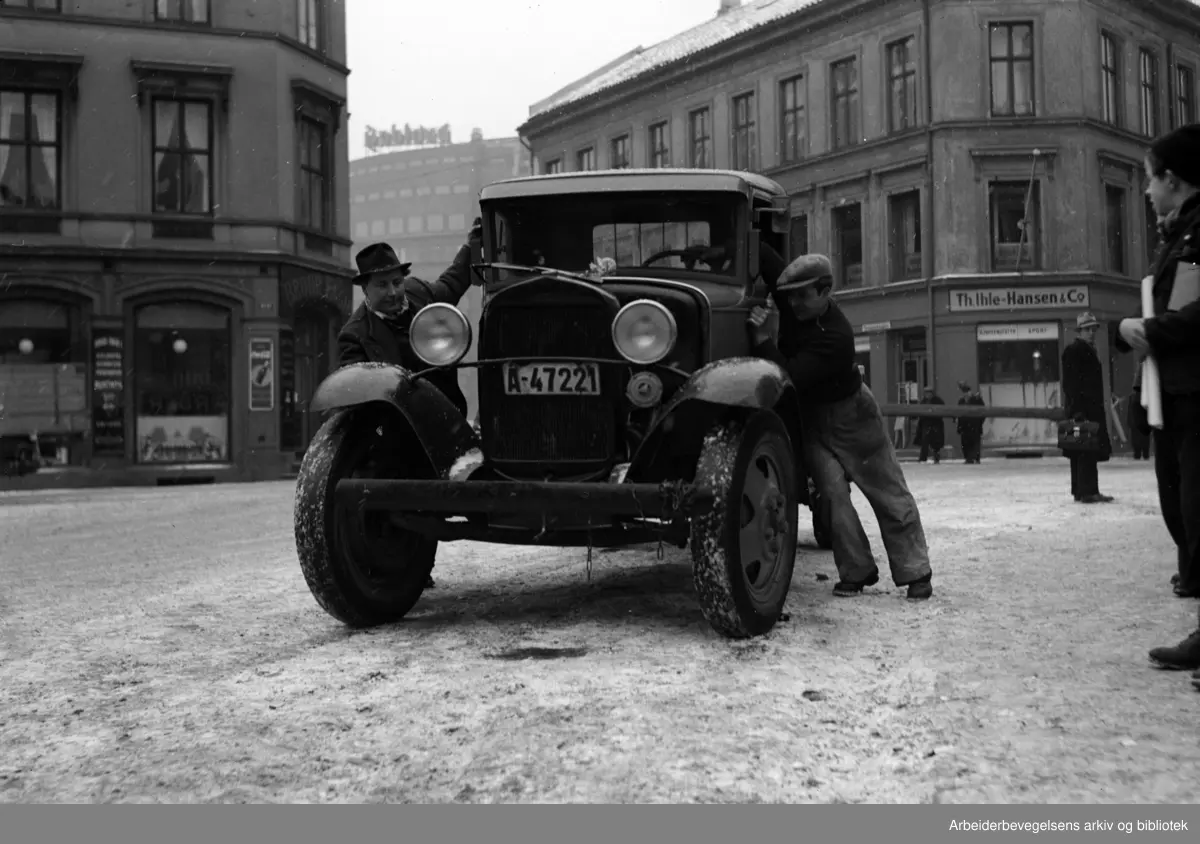 Bensinekspeditørstreiken, januar 1947