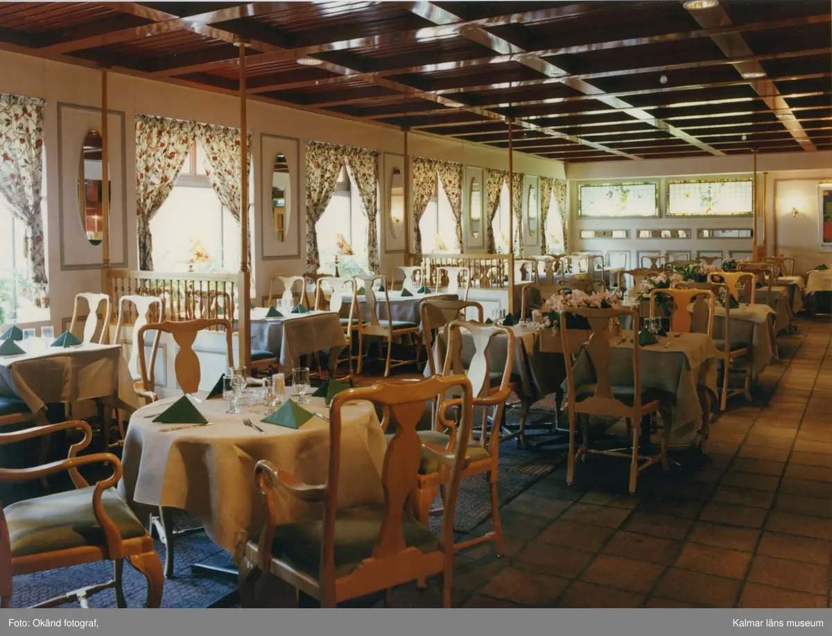 Värdshuset, restaurangens "bakficka", efter ombyggnad 1983 på Hotell Witt.