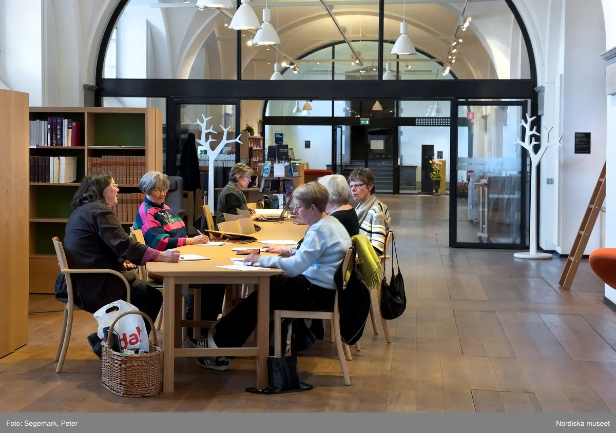 Fatburen och Biblioteket i Nordiska museet.