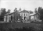 Karlsborg. Exteriör gamla skolhuset Vätterskolan (folkskolan). Skolan byggd i mitten på 1880-talet.