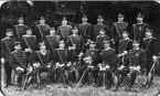 Gruppfoto, officerare vid trängen 1890.