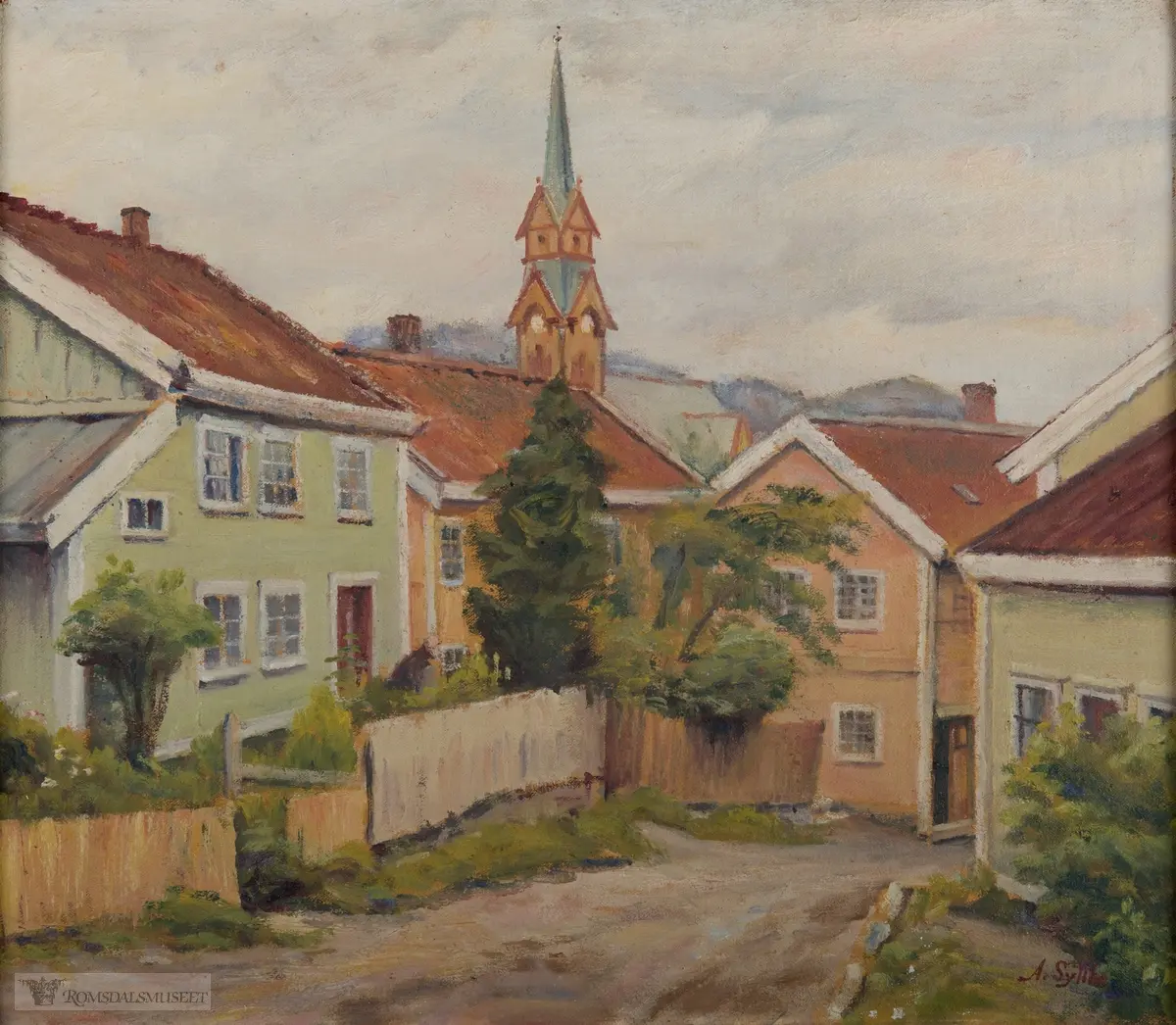 Bybilde fra Myrabakken i Molde.