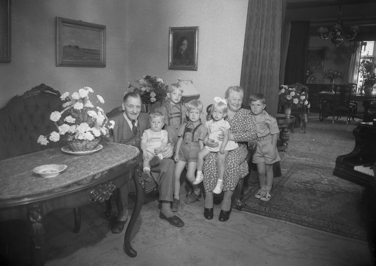 Reidar Olsen med familie