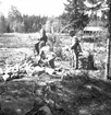 Landstormen. Kyrkoherde Jonzon håller bön. Den 1 juni 1936