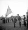 Svenska Flaggans Dag på Strömvallen. Reportage för Gefle Dagblad
År 1939