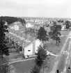 Vy. Maj 1955. Skogmursvägen
