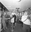 Den 27 juli 1962. Gävle Varv. Kommandobryggan på M/S 110-Tukuue.