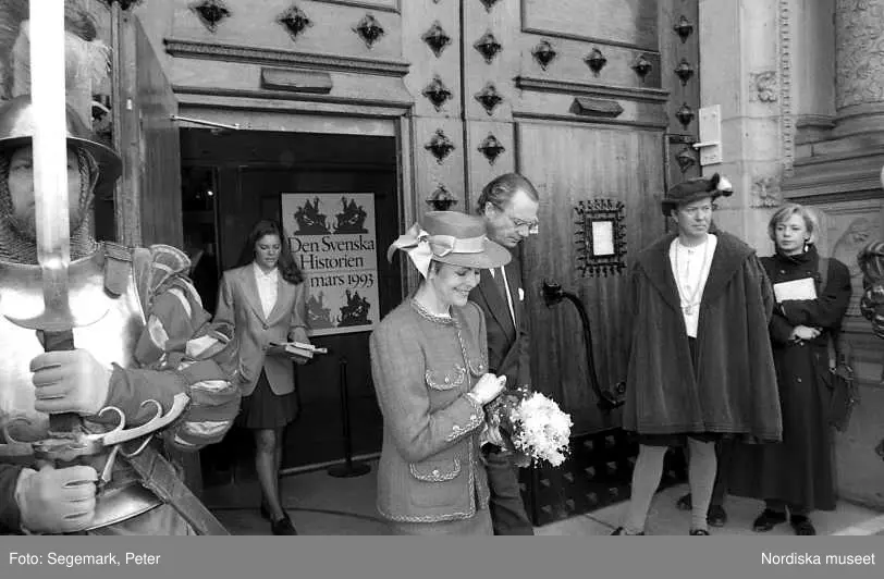 Invigning av utställningen "Den Svenska Historien" på Nordiska museet.