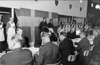 Karlsborg, kungabesök och invigning av museet år 1962. Från lunchen.