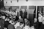 Karlsborg, kungabesök och invigning av museet år 1962. Från lunchen.