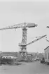 Varvskranar på Ekensbergs varv 1970