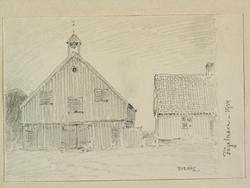 Teckning av Ferdinand Boberg. Blekinge, Östra hd., Kristiano