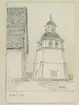 Teckning av Ferdinand Boberg. Hälsingland, Arbrå kyrka