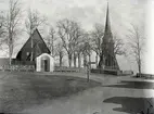 Klockstapel vid Pelarne kyrka.