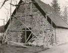 Likboden i Arby under byggnadsarbete.