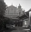 Innergård i kv. Skrivaren före rivningen på 1970-talet.